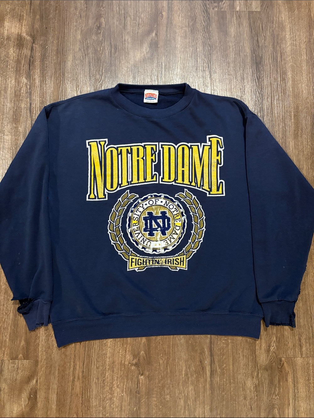 Vintage nutmeg men’s XL Notre Dame crewneck